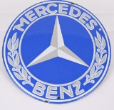 Mercedes Benz w/Logo Porcelain Sign