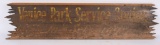 VINTAGE VENICE PARK SERVICE STATION WOOD SIGN