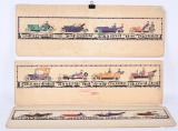 3-Original Pieces of Autocar Advertising Art