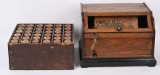OAK CASED CRANK ROLLER ORGAN