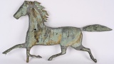 Metal Painted Horse Weather Vane Top