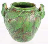 Weller Coppertone 2-Frog Vase