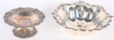 2-Sterling Silver Bowl & Compote