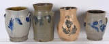4-Stoneware Vessels all have damage