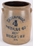 4 GAL ENTERPRISE NEW BRIGHTON PA CROCK