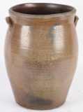 4 GAL BROWN SALT GLAZED CROCK