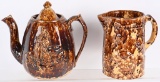 2- BENNINGTON STONEWARE PITCHERS