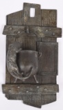 FIGURAL CAT & KETTLE MATCH HOLDER / SAFE