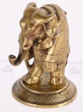 FIGUARAL BRASS ELEPHANT MATCH HOLDER