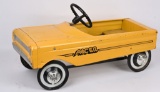 SHEET METAL YELLOW PEDAL CAR