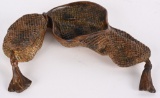 FIGURAL BRONZE COIN PURSE MATCH HOLDER