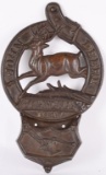 CAST IRON JOHN DEERE LETTER HOLDER