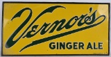 VERNOR'S GINGER ALE EMBOSSED TIN SIGN