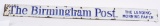 THE BIRMINGHAM POST NEWS PAPER PORCELAIN SIGN