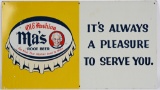 MA'S ROOT BEER TIN SIGN