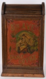 PEERLESS DYES WOOD STORE DISPLAY CASE