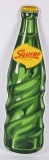 SQUIRT EMBOSSED TIN BOTTLE SIGN