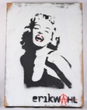 ORIGINAL ERIK WAHL MARILYN MONROE PAINTING