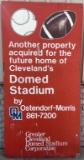GREATER CLEVELAND DOMED STADIUM SIGN