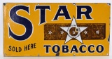 STAR TOBACCO PORCELAIN SIGN