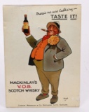 MACKINLAY'S SCOTCH WHISKY TIN SIGN