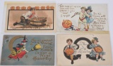 4- LEMBIE & ELKINS HALLOWEEN POST CARDS