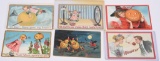 6- RAPHAEL TUCK & SONS HALLOWEEN POST CARDS