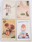 24- VINTAGE GOLLIWOGGS POST CARDS