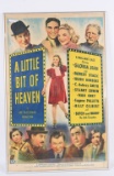 MOVIE THEATRE POSTER TITLED “A LITTLE BIT OF HEAVE