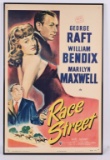 MOVIE POSTER FOR “RACE STREET” BY R.K.O. RADIO