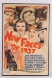 MOVIE THEATRE POSTER FOR “NEW FACES OF 1937”