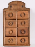 ANTIQUE OAK SPICE CABINET