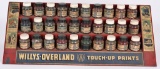 Willys-Overland Touch-Up Paints Metal Display