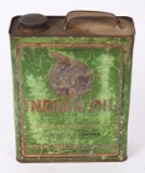 Indian Motorcycle Oil One-Gallon Metal Can