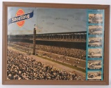 1960's Sterling Mellow Beer Indy 500 Scene Ad