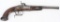 BELGIAN SINGLE SHOT PERCUSSION TARGET PISTOL