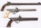 LOT OF 3 AMERICAN PERCUSSION TARGET PISTOLS