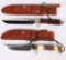 2 RANDALL MOD 3 HUNTER AND MOD 5 CAMP&TRAIL KNIVES