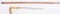 ELEGANT 1800'S SWORD CANE WITH CARVED HORN HANDLE