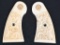 COLT NEW SERVICE CARVED IVORY GRIPS