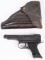 JAPANESE MODEL 94 8MM NAMBU PISTOL WITH HOLSTER