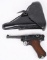 1939 DATED S/42 CODE MAUSER LUGER PISTOL RIG