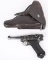 DWM 7.65 CAL, FINNISH LUGER PISTOL W/ RIG