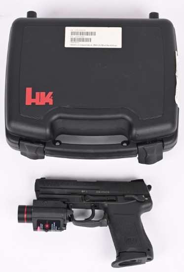 H&K MODEL 45C SEMI AUTOMATIC PISTOL WITH CASE