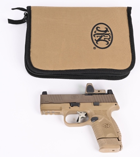 FNH 509 SEMI AUTOMATIC PISTOL WITH CASE/RED DOT