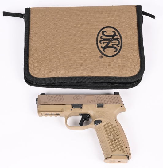 FNH 509 SEMI AUTOMATIC PISTOL WITH CASE