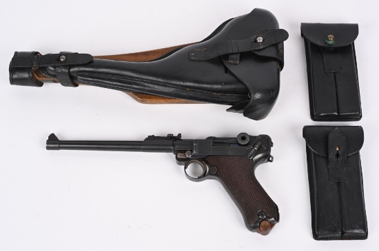 DWM COMMERCIAL PROOFED ARTILLERY LUGER WITH STOCK