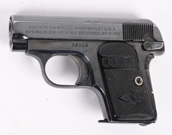 COLT MODEL 1908 VEST POCKET SEMI AUTO PISTOL