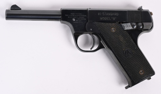 FINE HIGH STANDARD MODEL B SEMI AUTOMATIC PISTOL