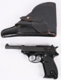POST WAR WALTHER P38 CAL, 7.65 PARA W/ HOLSTER